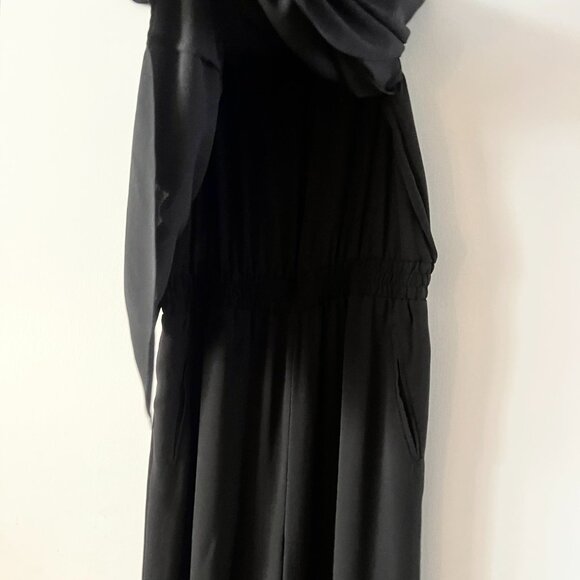 BCBG Max Azria asymmetric  top black jumpsuit - Picture 5 of 5